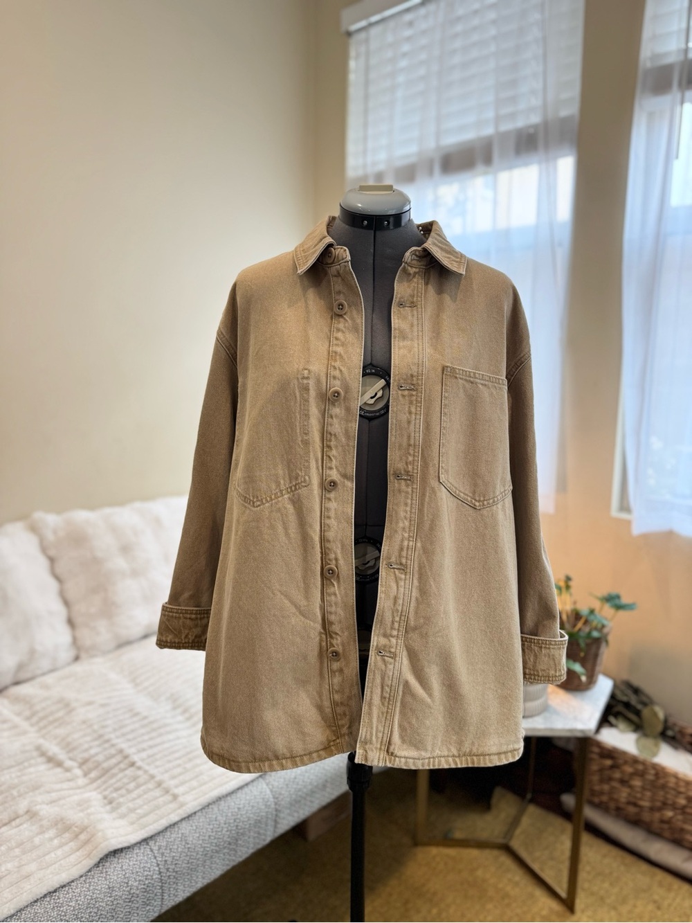 Madewell Tan Jean Jacket